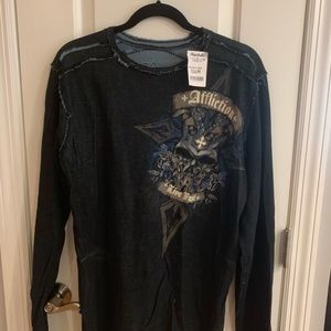 Men’s Affliction Thermal Shit